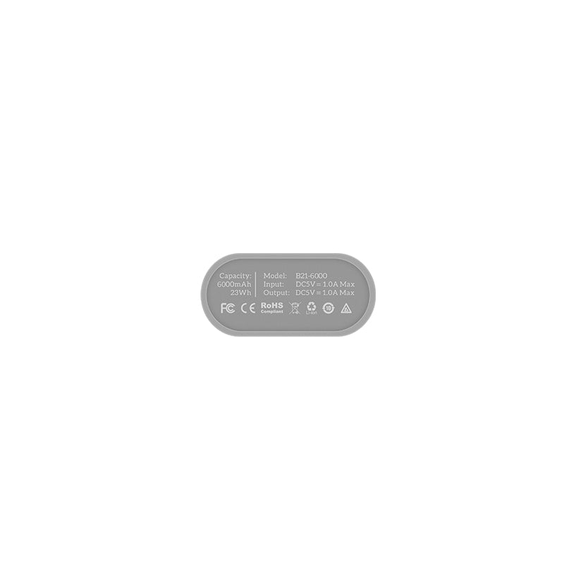 Power bank «B21-5200 Tiny Concave» 5200 mAh power indicator