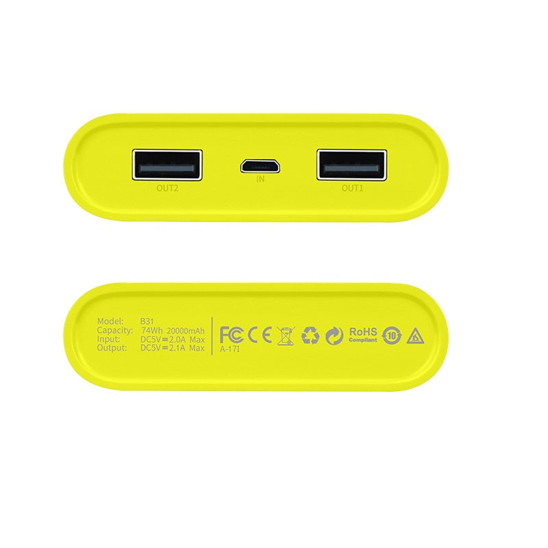 Power bank «B31 Rege» 20000 mAh dual USB output