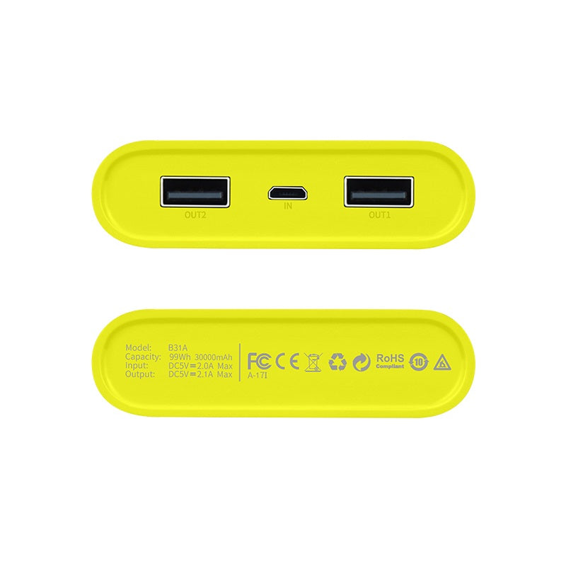Power bank «B31A Rege» 30000 mAh dual USB output