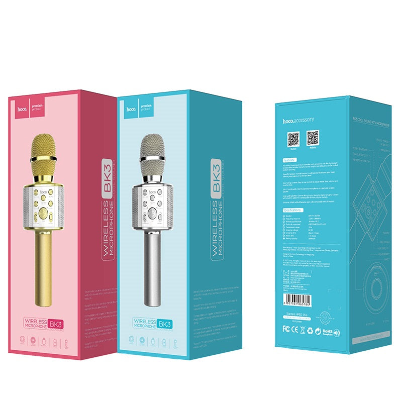 Microphone “BK3 Cool sound” wireless karaoke mic