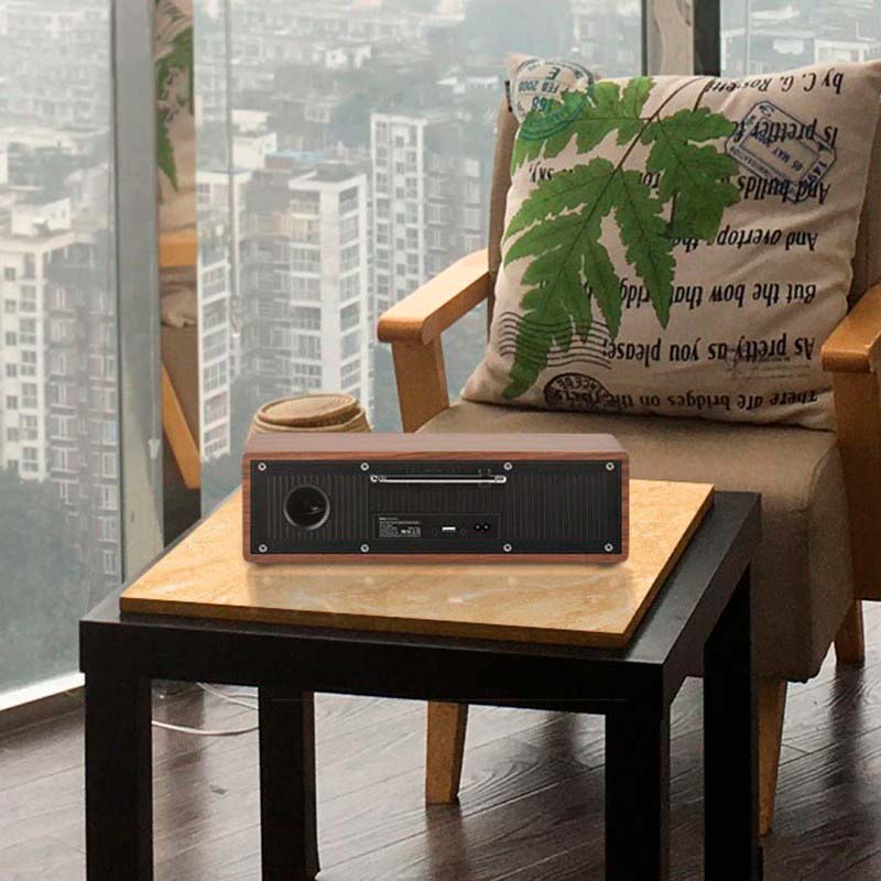 Speaker “BS13 Cobalt Wooden” tabletop wired and wireless