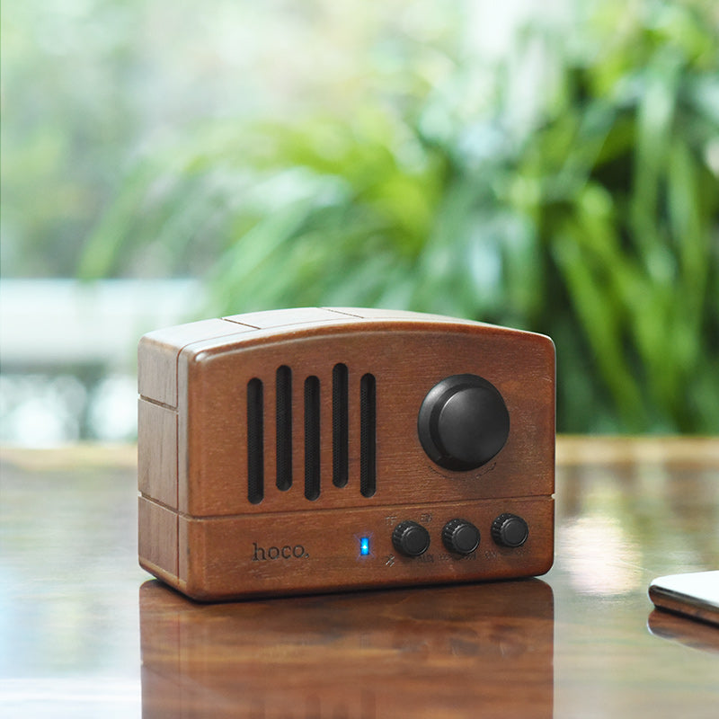 Speaker “BS15 Retro ” wood vintage wireless