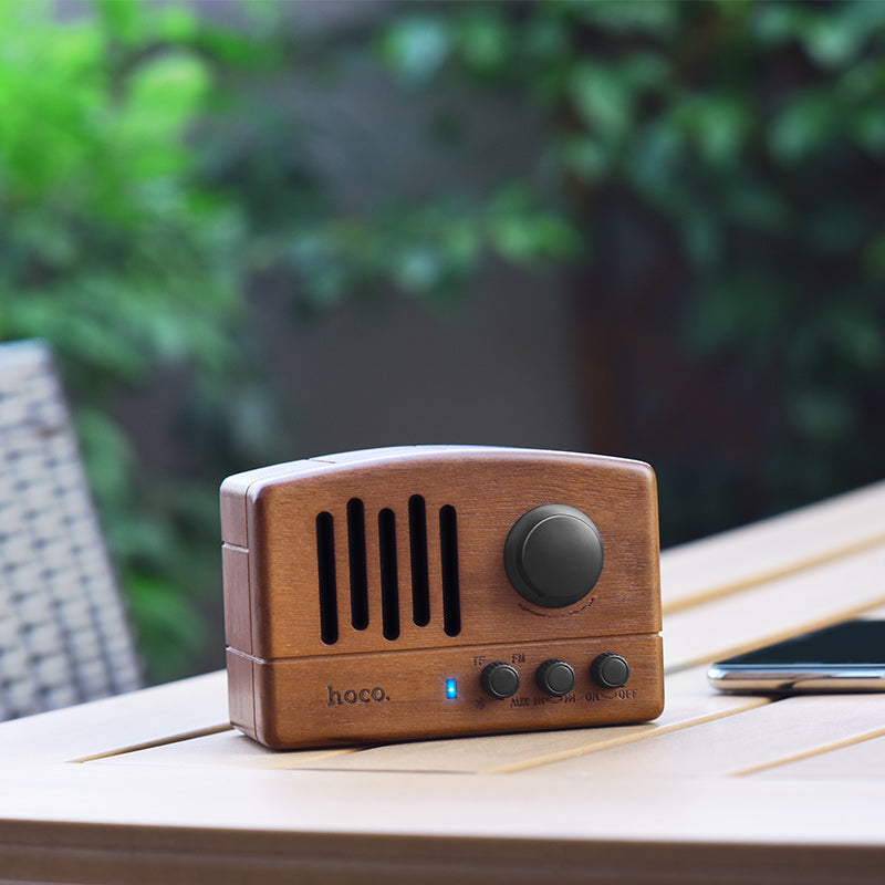 Speaker “BS15 Retro ” wood vintage wireless