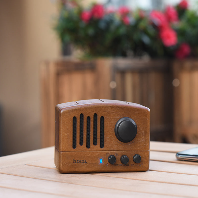 Speaker “BS15 Retro ” wood vintage wireless