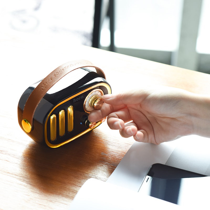 Speaker «BS16 Voice reminder» retro wireless portable loudspeaker