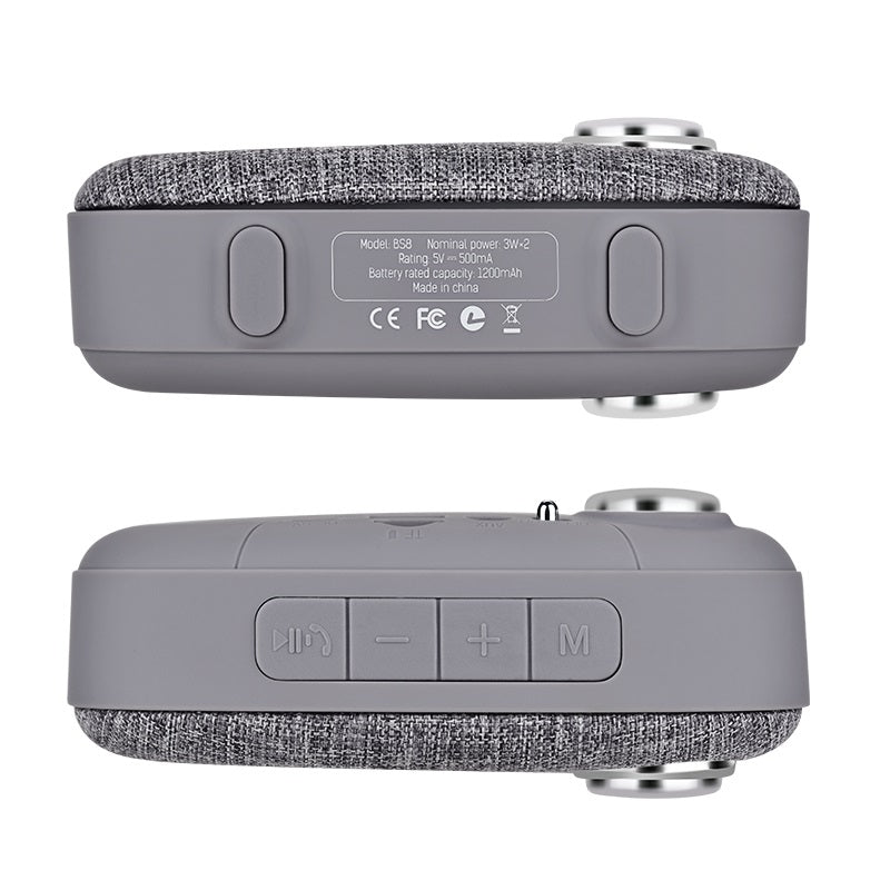 Speaker «BS8 Plain textile» desktop wireless loudspeaker