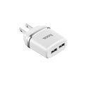 Wall charger “C12A Smart” US plug double USB charging adapter