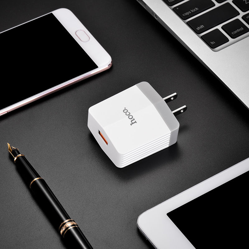 Wall charger “C13 Quick” QC3.0 US plug single USB