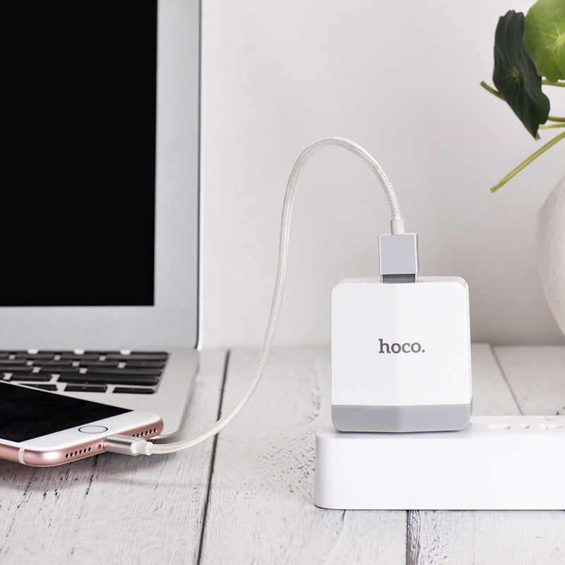 Wall charger “C13A” US plug single USB charging adapter