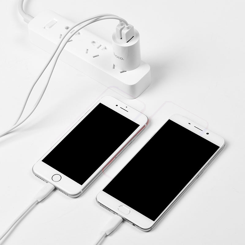 Wall charger “C14 Elite” US plug dual USB LED indicator