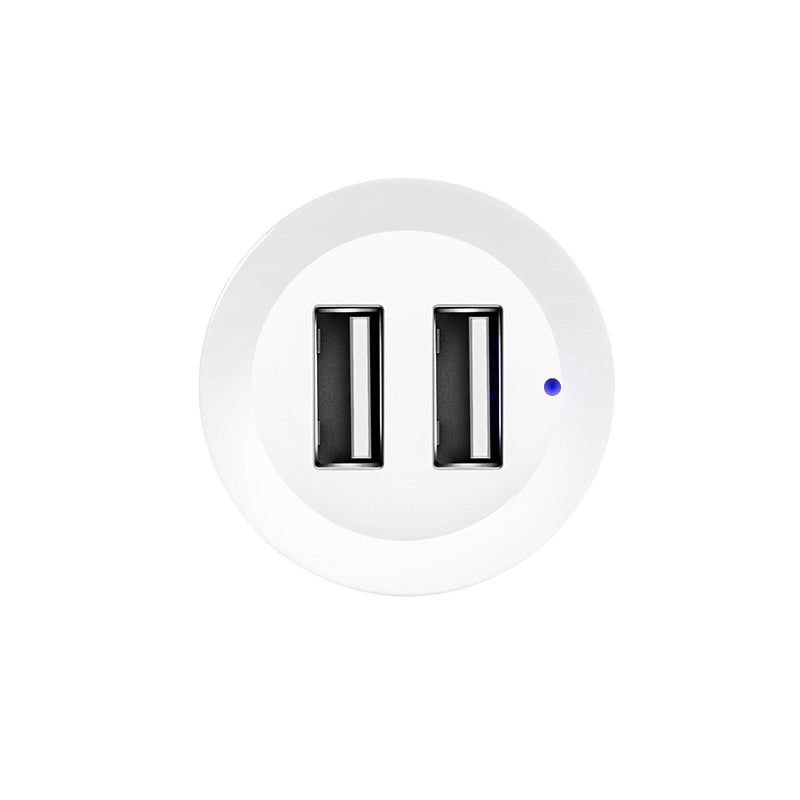 Wall charger “C14 Elite” US plug dual USB LED indicator