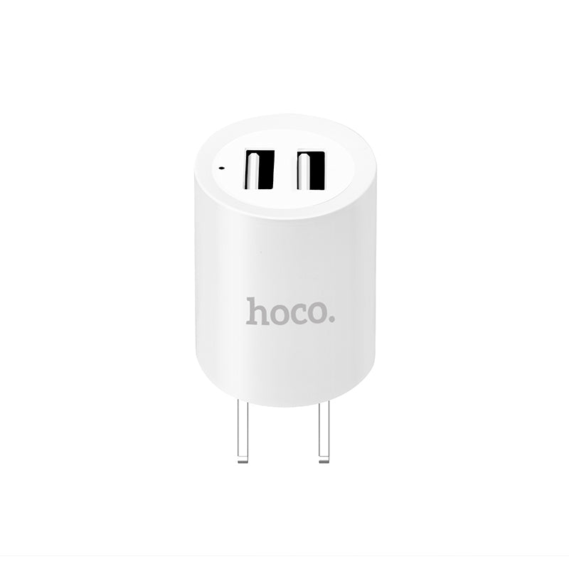 Wall charger “C14 Elite” US plug dual USB LED indicator