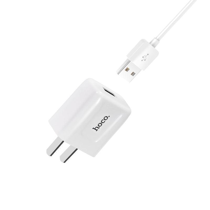 Wall charger “C2” CN plug single USB charging adapter