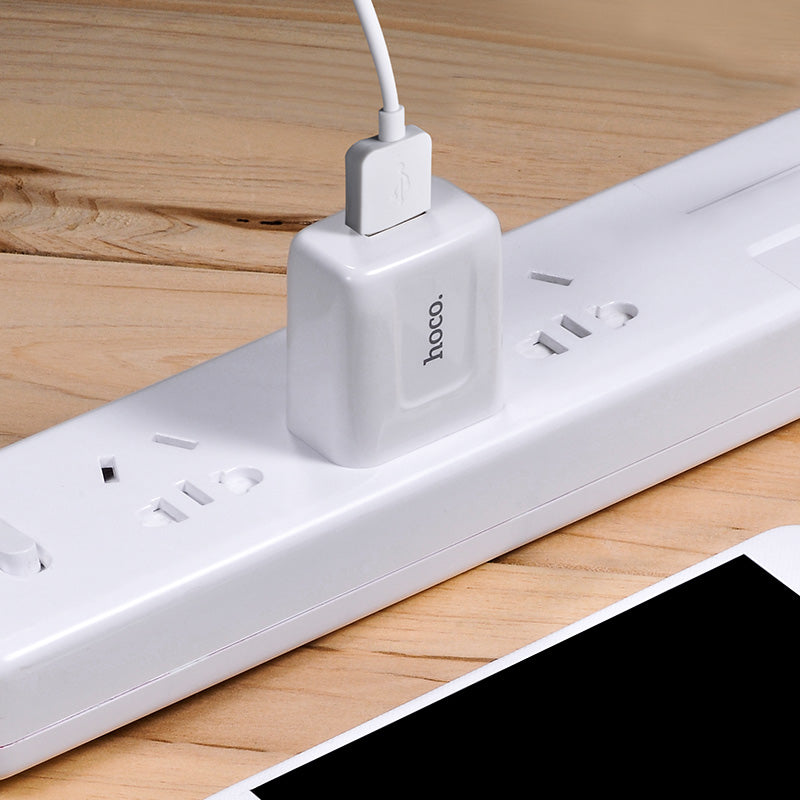 Wall charger “C2” CN plug single USB charging adapter