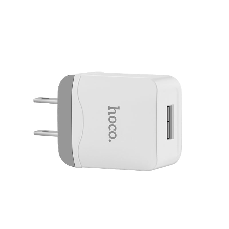 Wall charger “C22 Little superior” US plug single USB set with cable