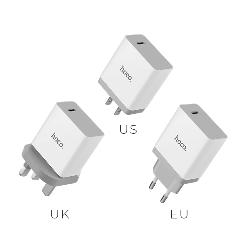 Wall charger “C24 Bele” QC3.0 USB-C output quick charging