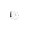 Wall charger “C25 Cool” US plug dual USB LED display
