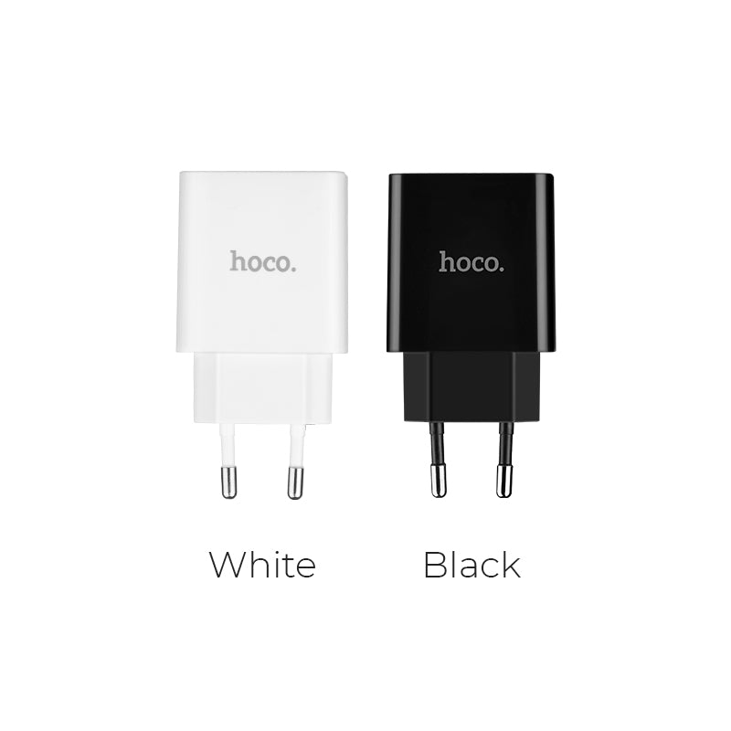 Wall charger “C25A Cool” EU plug dual USB LED display