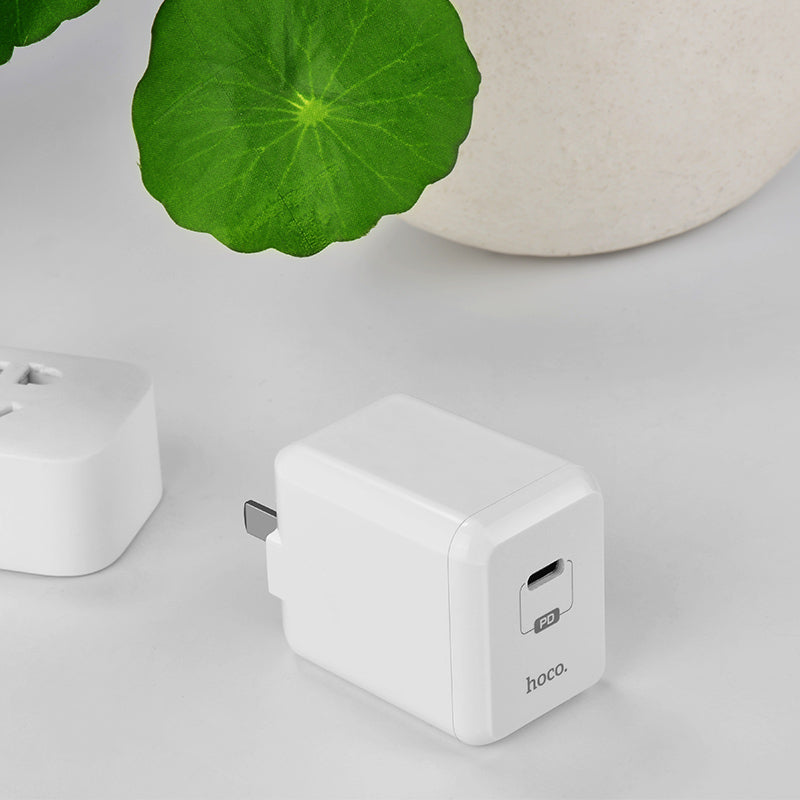 Wall charger “C28 Auspicious” US plug single Type-C set with cable