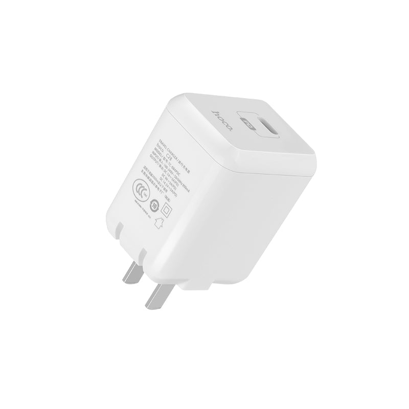 Wall charger “C28 Auspicious” US plug single Type-C set with cable