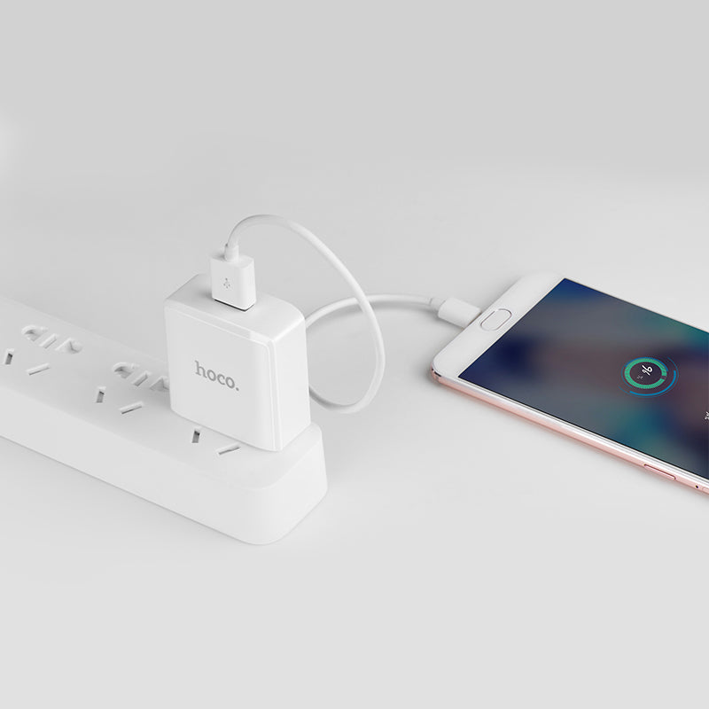 Wall charger “C29 Prospering” QC3.0 US plug single USB