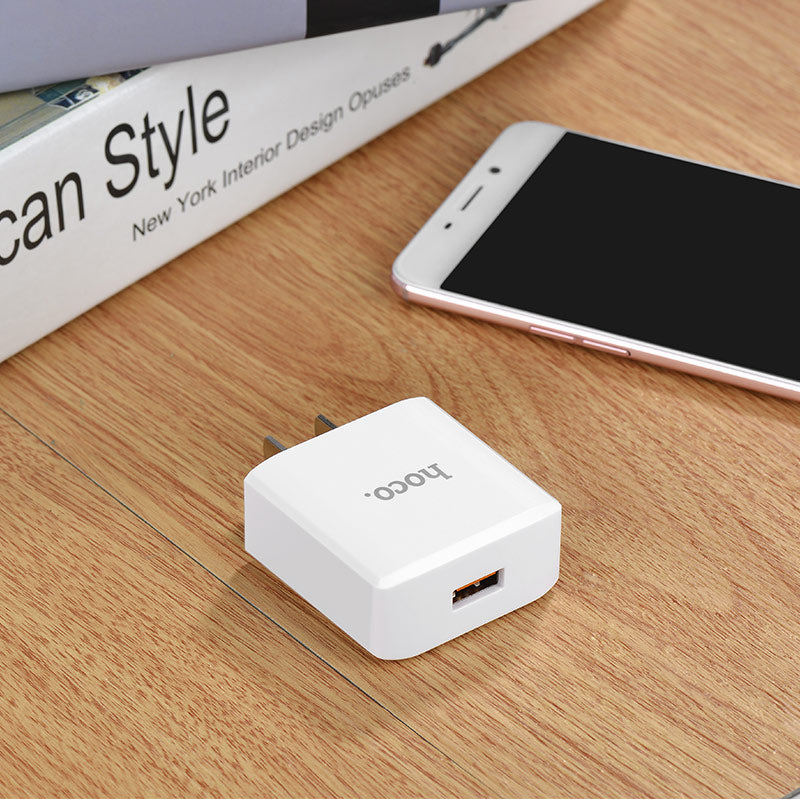 Wall charger “C29 Prospering” QC3.0 US plug single USB