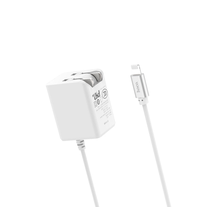 Wall charger “C31 PD” adapter with built-in Lightning cable