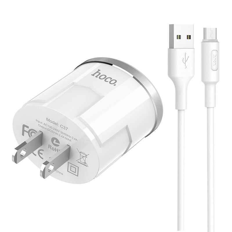 Wall charger “C37 Thunder power” US single USB charging adapter