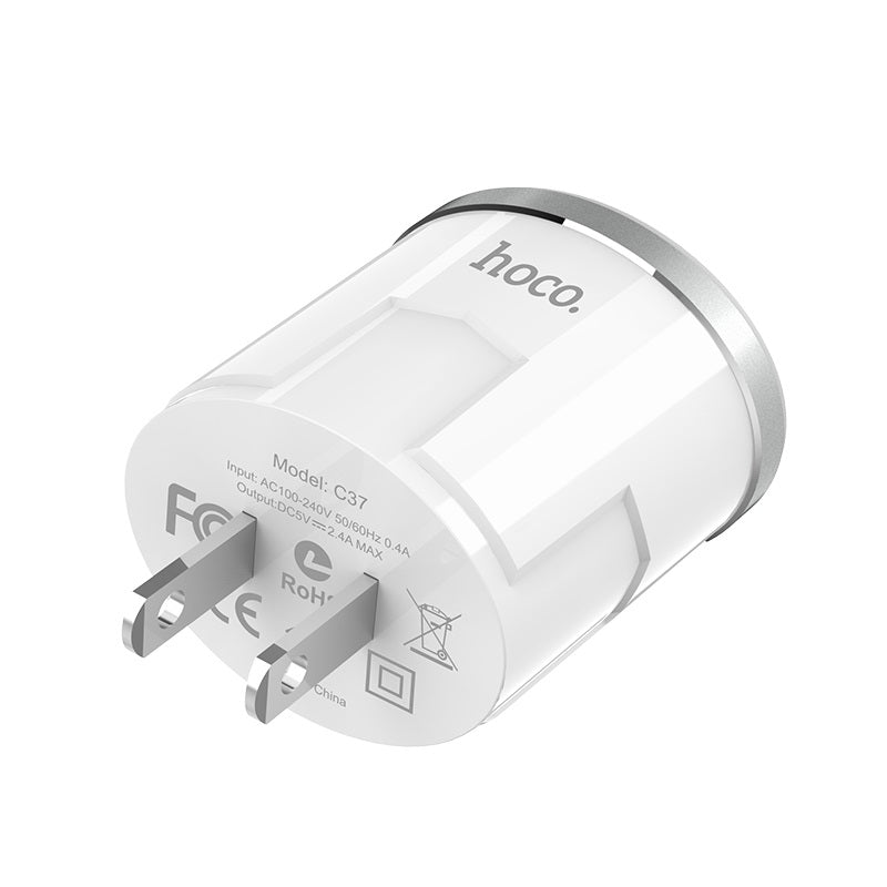 Wall charger “C37 Thunder power” US single USB charging adapter