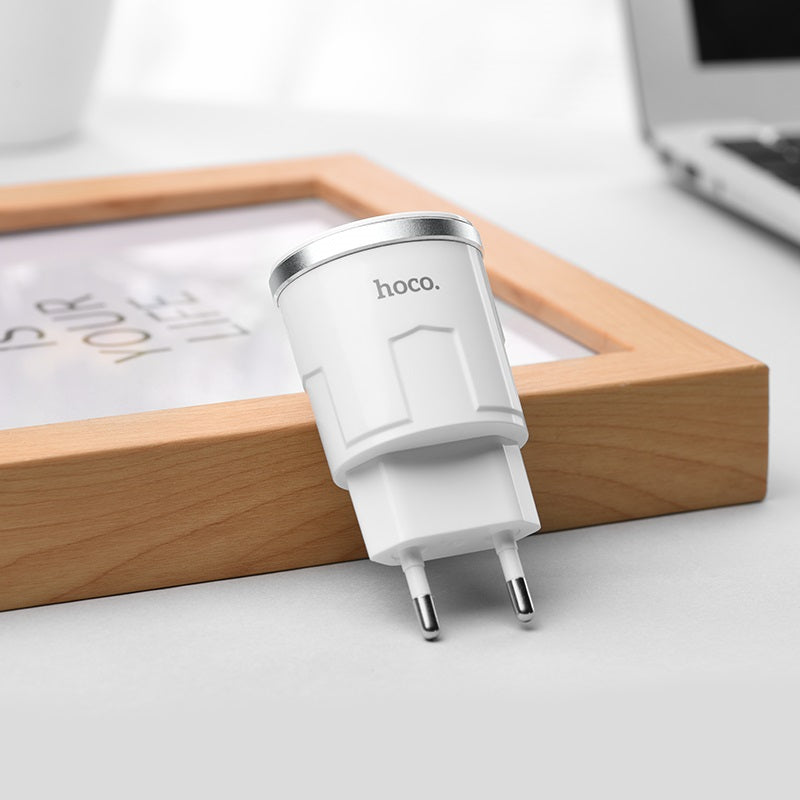 Wall charger “C37A Thunder power” EU single USB charging adapter
