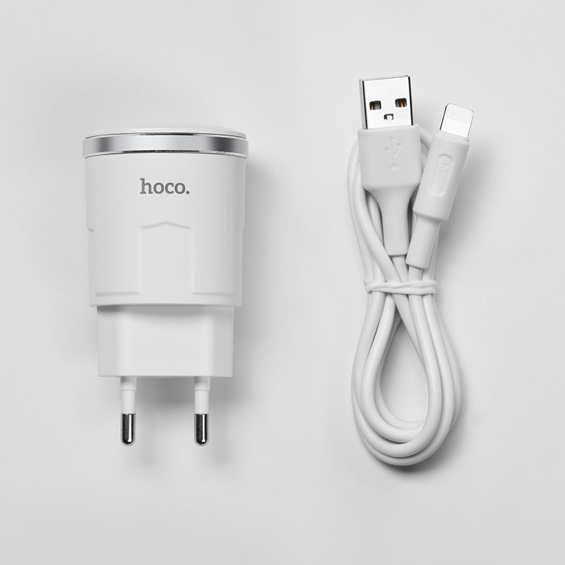 Wall charger “C37A Thunder power” EU single USB charging adapter