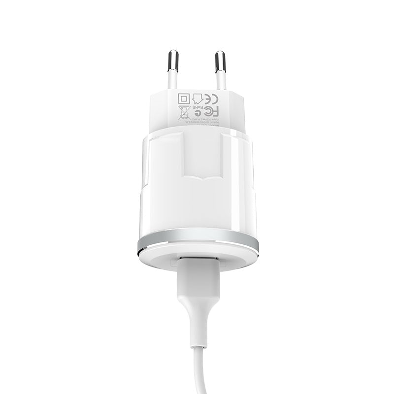 Wall charger “C37A Thunder power” EU single USB charging adapter