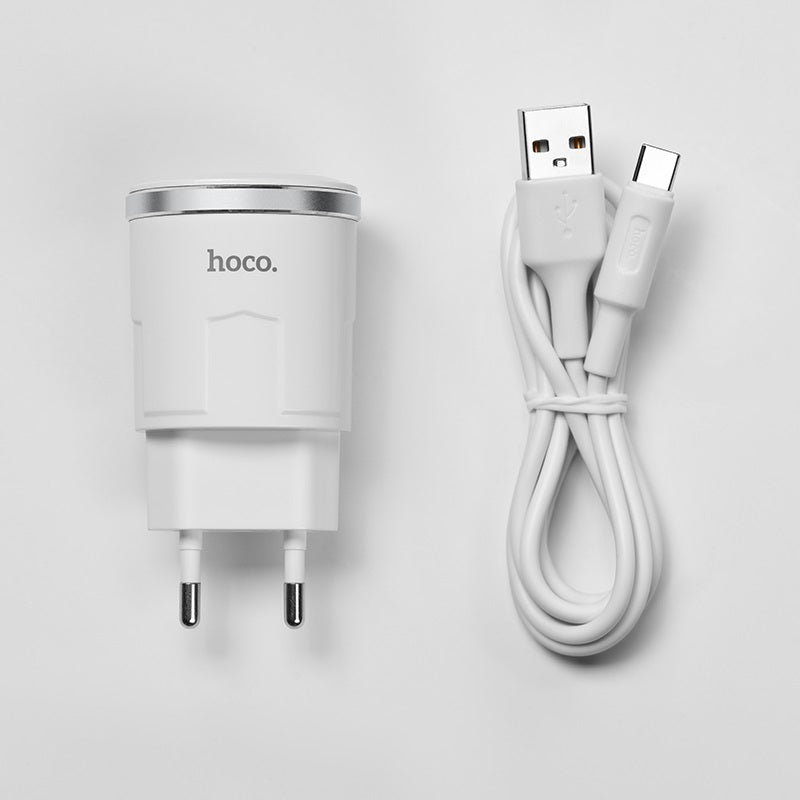 Wall charger “C37A Thunder power” EU single USB charging adapter