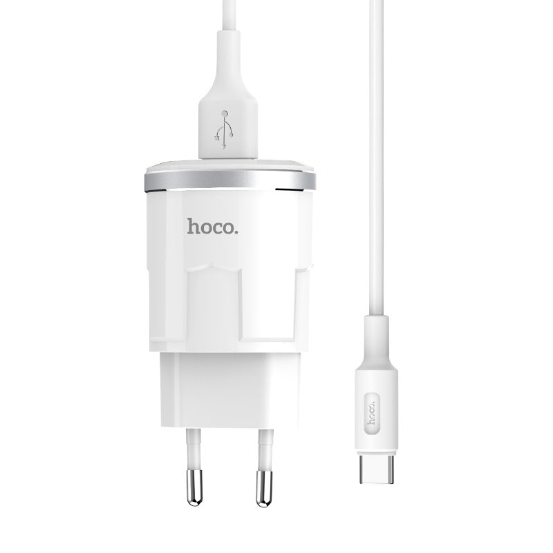 Wall charger “C37A Thunder power” EU single USB charging adapter