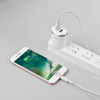 Wall charger “C38 Thunder power” US dual USB charging adapter