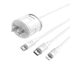 Wall charger “C38 Thunder power” US dual USB charging adapter