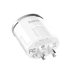 Wall charger “C38 Thunder power” US dual USB charging adapter