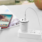 Wall charger “C38A Thunder power” EU dual USB charging adapter