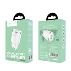 Wall charger “C38A Thunder power” EU dual USB charging adapter
