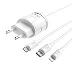 Wall charger “C38A Thunder power” EU dual USB charging adapter