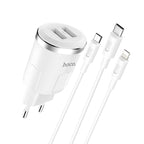 Wall charger “C38A Thunder power” EU dual USB charging adapter