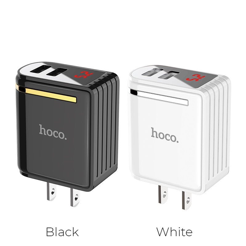 Wall charger “C39 Enchanting” US dual USB charging adapter