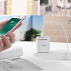 Wall charger “C39 Enchanting” US dual USB charging adapter