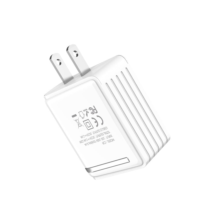 Wall charger “C39 Enchanting” US dual USB charging adapter