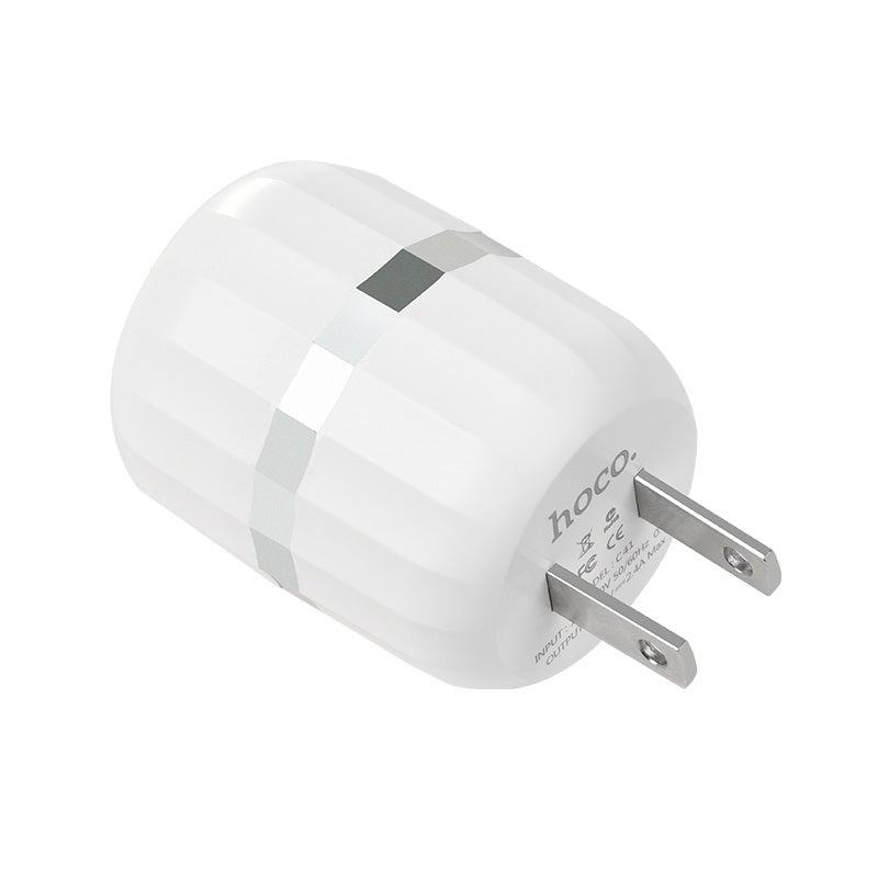 Wall charger “C41 Wisdom” US dual USB charging adapter