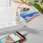Wall charger “C41 Wisdom” US dual USB charging adapter