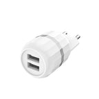 Wall charger “C41A Wisdom” EU dual USB charging adapter