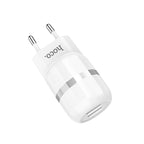 Wall charger “C41A Wisdom” EU dual USB charging adapter
