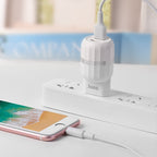 Wall charger “C41A Wisdom” EU dual USB charging adapter