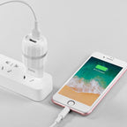 Wall charger “C41A Wisdom” EU dual USB charging adapter